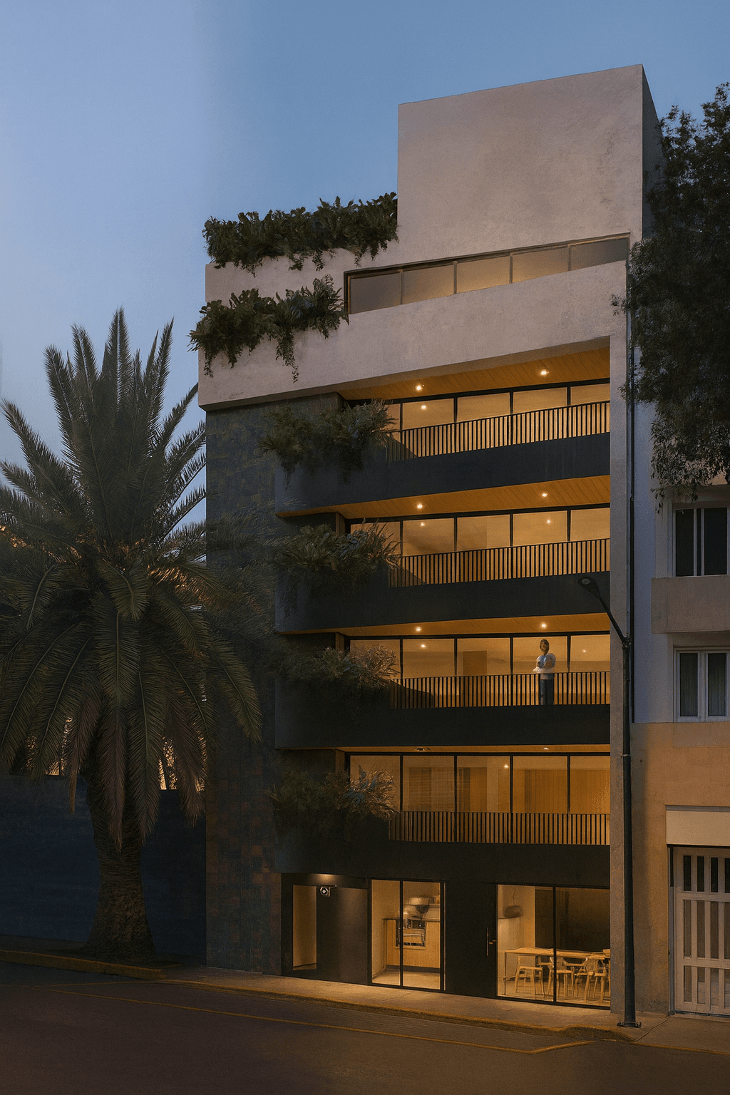 Fachada Abraham González Uno - Vista frontal